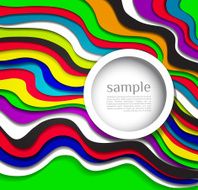 Abstract colorful lines background N5