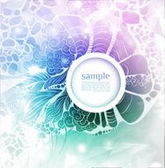 Abstract light blue background Vector illustration