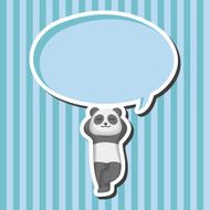 animal panda cartoon theme elements N11