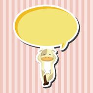 animal cow cartoon theme elements N9