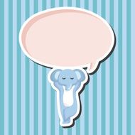 animal elephant cartoon theme elements N13