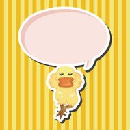 animal duck cartoon theme elements N5