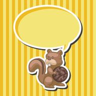 animal squirrel cartoon theme elements N7