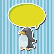 animal penguin cartoon theme elements N6
