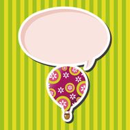 style hot air ballon theme elements vector eps N42