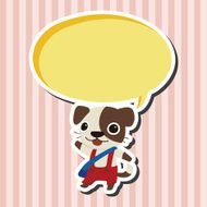 animal dog cartoon theme elements N27