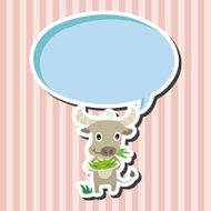 animal cattle cartoon theme elements N2