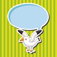 bird cartoon theme elements vector eps N48