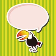 bird cartoon theme elements vector eps N49