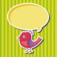 bird cartoon theme elements vector eps N51