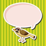 bird cartoon theme elements vector eps N52