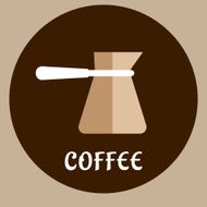 Turkish coffee copper cezve utensil N2