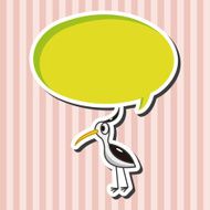 bird cartoon theme elements N32