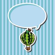 style hot air ballon theme elements vector eps N56