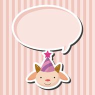 animal goat cartoon theme elements N4