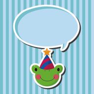 animal frog cartoon theme elements N8