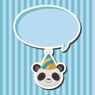 animal panda cartoon theme elements N12