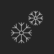 snowflake line icon N7