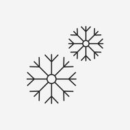 snowflake line icon N9