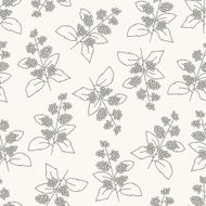 Seamless pattern with quinoa