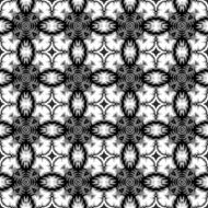 Monochrome seamless pattern N47