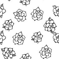 Vector seamless wedding background N7
