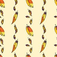 Seamless pattern with feathers N39