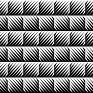 Black and white jagged edge seamless pattern