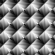 Black and white jagged edge seamless pattern N2