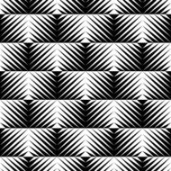 Black and white jagged edge seamless pattern N9