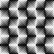 Black and white jagged edge seamless pattern N14