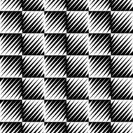 Black and white jagged edge seamless pattern N15
