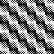 Black and white jagged edge seamless pattern N16