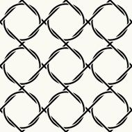 Vector seamless pattern Modern stylish texture Repeating intertwining cordage ropes N4