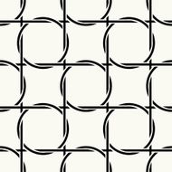 Vector seamless pattern Modern stylish texture Repeating intertwining cordage ropes N5