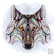 Patterned head of the wolf N3