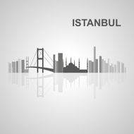 Istanbul skyline for your design N2