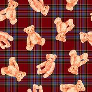Bear illustration pattern N39