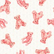 Bear illustration pattern N42
