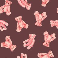 Bear illustration pattern N44