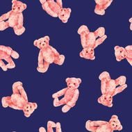 Bear illustration pattern N45
