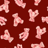 Bear illustration pattern N46