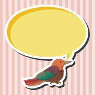 bird cartoon theme elements vector eps N58
