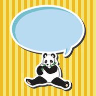 animal panda cartoon theme elements N13
