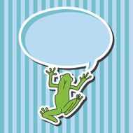 animal frog cartoon theme elements N9