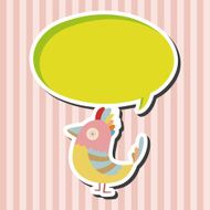 bird cartoon theme elements vector eps N63