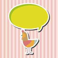 bird cartoon theme elements vector eps N66