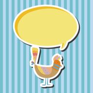 bird cartoon theme elements vector eps N68