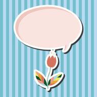 flower theme elements vector eps N85