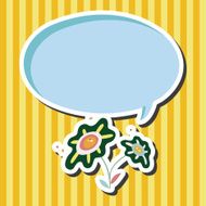 flower theme elements vector eps N86